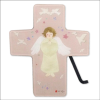 천사 십자가형 액자-핑크(상품코드:2995401)
